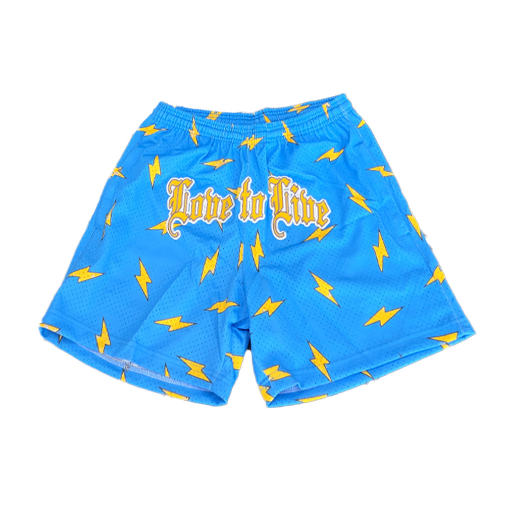 Love to Live Av Lightning Mesh Shorts