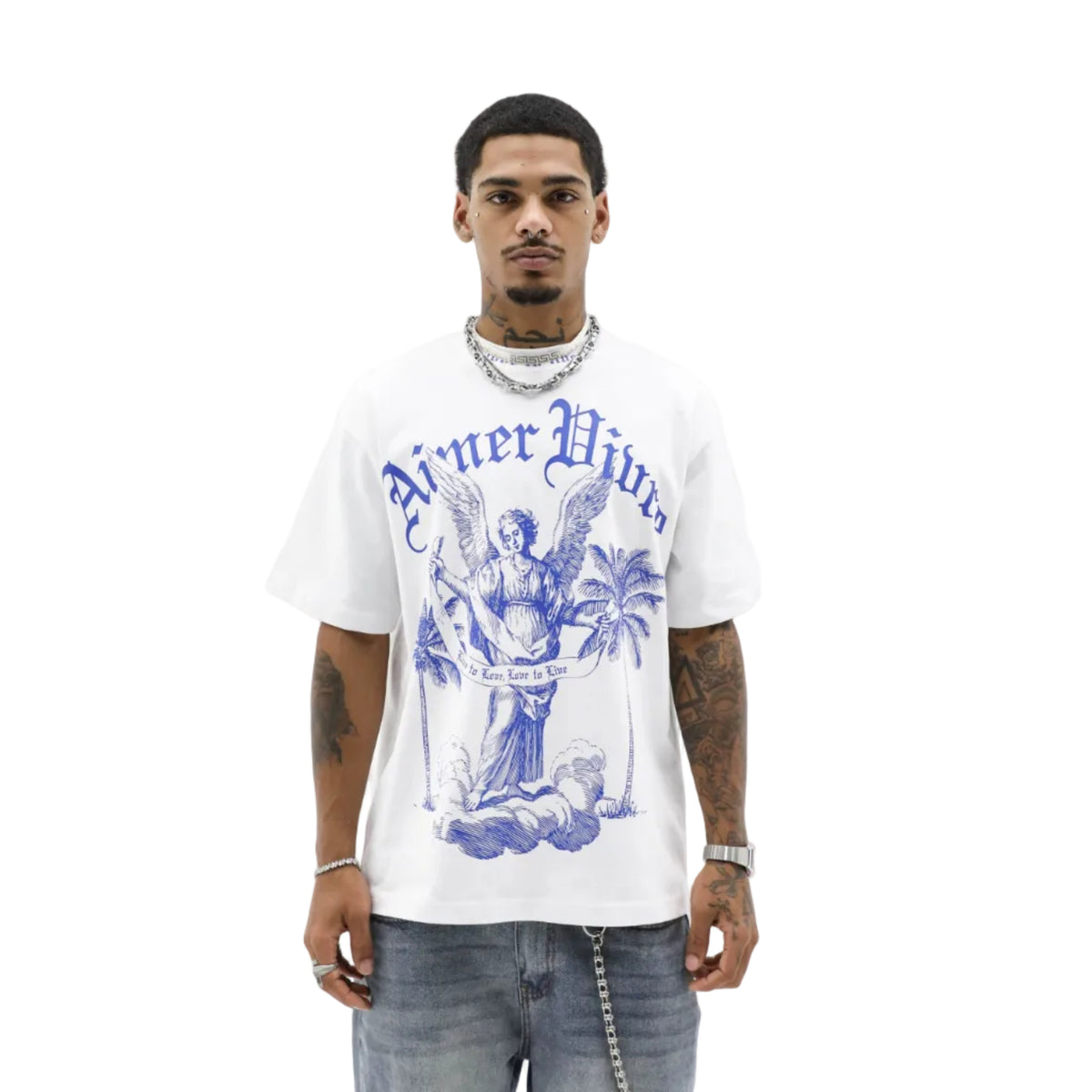 Angel & Palms Tee