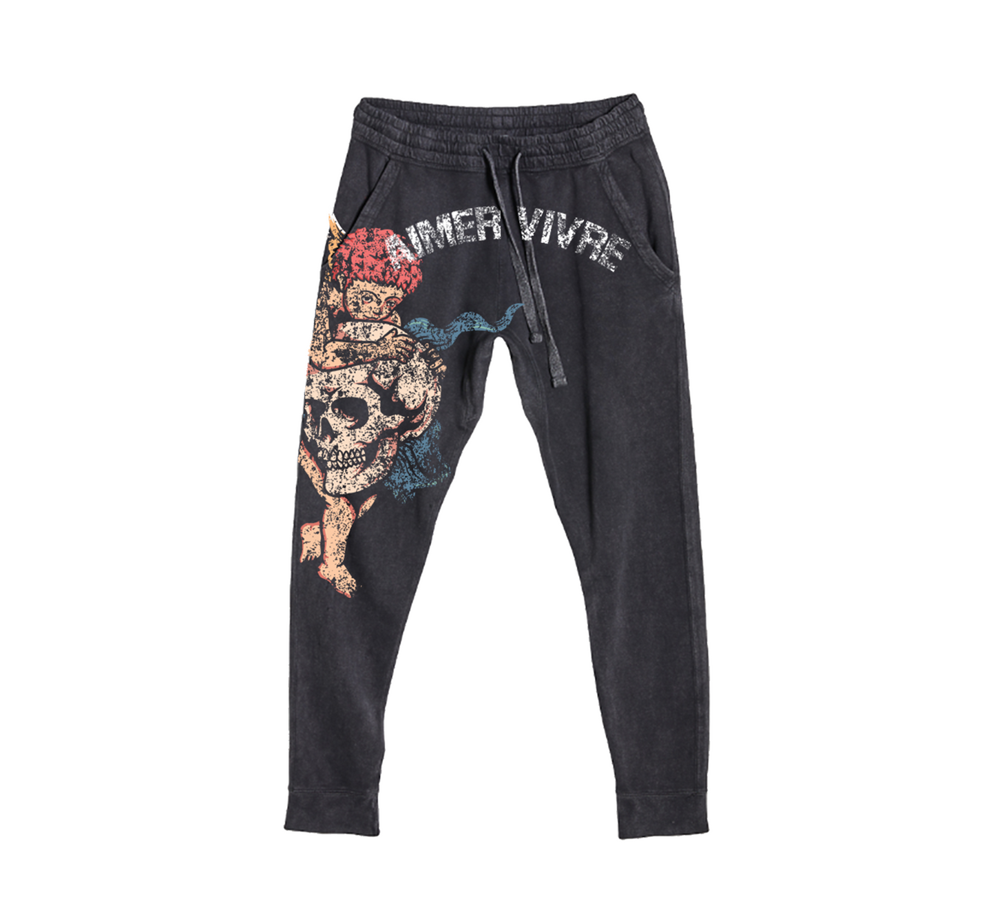 Angel & Skull Jogger Pants