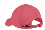 AV Embroiered Distrested Dad Hat