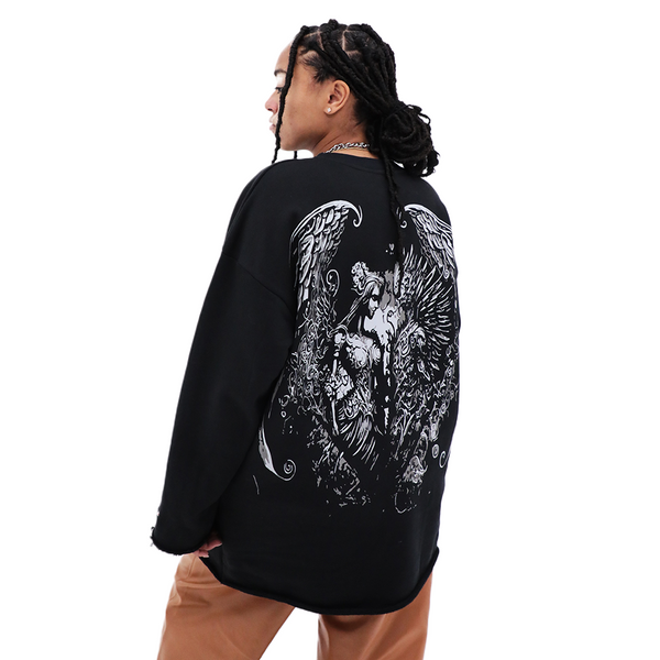 Love to Live Angel & Demon Crewneck Sweatshirt