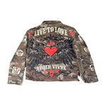 Love to Live Camo Light Jacket