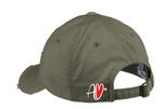 Aimer Vivre Embroiered Distrested Dad Hat