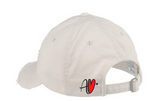 Aimer Vivre Embroiered Distrested Dad Hat