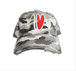 AV Embroidered Distrested Trucker