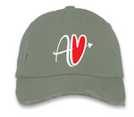 AV Embroiered Distrested Dad Hat