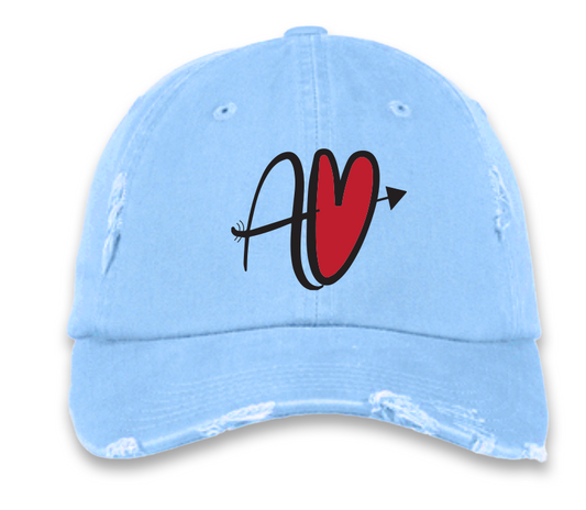 AV Embroiered Distrested Dad Hat