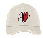 AV Embroiered Distrested Dad Hat
