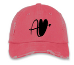 AV Embroiered Distrested Dad Hat