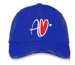AV Embroiered Distrested Dad Hat